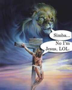 Rating: Questionable Score: 0 Tags: cloud cross dialogue disney duo e621 english_text felid feral human humor jesus_christ lion low_res male mammal mufasa pantherine religion simba_(the_lion_king) text the_lion_king unknown_artist User: bunchy7s Rating: Questionable Score: 0 Tags: cloud cross dialogue disney duo e621 english_text felid feral human humor jesus_christ lion low_res male mammal mufasa pantherine religion simba_(the_lion_king) text the_lion_king unknown_artist User: bunchy7s