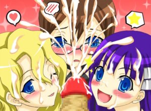 Rating: Explicit Score: 0 Tags: blue_hair cum cum_on_face female kinon_bachika kiyal_bachika kiyoh_bachika rule34 tagme tengen_toppa_gurren_lagann User: bunchy7s