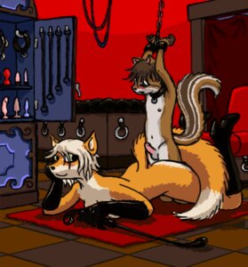 Rating: Explicit Score: 0 Tags: age_difference anthro anthro_on_anthro bdsm blush bondage boots bound canid canine cattivino chain clothing collar digital_media_(artwork) dipstick_tail dominant dominant_female duo e621 female footwear fox gloves hands_above_head handwear high_heeled_boots high_heels kneeling larger_dom larger_female leather leather_clothing leather_gloves leather_handwear male male/female mammal markings oekaki older_dom_younger_sub older_female restraints riding_crop rodent sciurid sex_toy shoes size_difference smaller_male submissive submissive_male tail tail_markings teasing tree_squirrel warm_colors whip young young_anthro younger_male User: bunchy7s