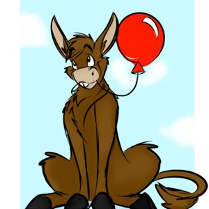 Rating: Safe Score: 0 Tags: 1:1 ambiguous_gender asinus balloon balloon_in_mouth black_eyes brown_body brown_fur buckteeth cascarita donkey e621 equid equine feral fur hooves inflatable mammal mouth_hold object_in_mouth quadruped sitting solo tail tail_tuft teeth tuft User: bunchy7s