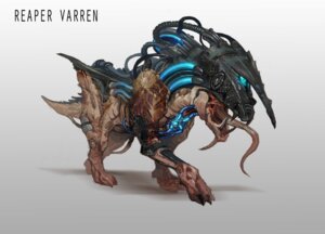Rating: Safe Score: 0 Tags: 1_eye absurd_res alien ambiguous_gender andrewryanart bioware blue_eyes cable cheek_window chest_gem creepy cybernetic_face cybernetic_leg cybernetic_limb cybernetic_spine cybernetics cyborg death e621 electronic_arts exposed_endoskeleton fan_species fangs feral full-length_portrait gem glowing glowing_eyes gradient_background hi_res horn hybrid long_tongue machine mass_effect nightmare_fuel open_mouth portrait reaper_varren_(andrewryanart) sharp_teeth short_tail simple_background solo tail tapering_tongue teeth text tongue tube varren User: bunchy7s
