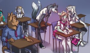Rating: Explicit Score: 0 Tags: 5_fingers afterimage against_desk against_furniture against_surface anthro arh bear black_nose blonde_hair blue_clothing blue_hoodie blue_topwear blush book bottomwear brown_body brown_fur brown_hair bulge canid canine canis cellphone chair classroom clothed clothing crossdressing cutaway del_greyson desk detailed_bulge domestic_dog e621 electronics embarrassed erection erection_under_clothing erection_under_skirt femboy fingers fluffy fluffy_tail fur furgonomics furniture genital_outline gesture gradient_background green_body green_fur grey_body grey_fur group hair holding_book holding_object holding_phone hoodie humiliation inside lagomorph laini leporid long_ears male mammal milo_(monamoo) motion_blur on_chair penis_outline phone photographer pink_nose rabbit recording scheknul school shirt simple_background sitting skirt smile student table tail tail_boner tail_gesture tail_through_skirt tongue tongue_out topwear unwanted_erection white_body white_clothing white_fur white_shirt white_topwear wolf User: bunchy7s