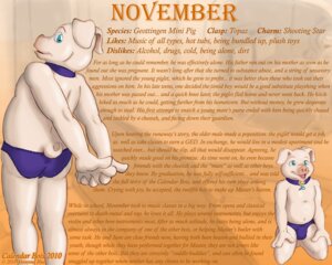 Rating: Questionable Score: 0 Tags: 5:4 aloisyous_blue anthro biped calendar calendar_bois clothing collar domestic_pig e621 english_text harem_boy hooves kneeling male mammal november_(month) pose slightly_chubby solo story suid suine sus_(pig) text underwear User: bunchy7s