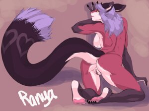 Rating: Explicit Score: 0 Tags: anthro bent_over big_breasts biped breasts butt canid canine e621 female fox genitals hair heart_symbol kneeling lips mammal purple_hair ranya rear_view showkaizer side_boob solo spread_legs spreading tail thick_bottom_lip vulva User: bunchy7s