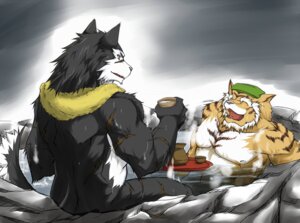 Rating: Safe Score: 0 Tags: alcohol anthro beverage biceps canid canine canis duo e621 felid fur male mammal muscular pantherine raihi_(shining) rouen_(shining) sake scar sega shining_(sega) shining_f shining_wind suruga tail tiger wolf young User: bunchy7s