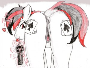 Rating: Explicit Score: 0 Tags: ace_of_spades alternate_universe anatomically_correct anatomically_correct_genitalia anatomically_correct_vulva animal_genitalia animal_vulva anus black_hair blackjack_(fallout_equestria) card clitoral_winking clitoris crossover cutie_mark e621 equid equine equine_genitalia equine_vulva fallout fallout_equestria fan_character female feral foe:_project_horizons friendship_is_magic genitals gun hair handgun hasbro heart_reaction heart_symbol horn horse looking_at_viewer looking_back looking_back_at_viewer magic mammal microsoft multicolored_hair my_little_pony mythological_creature mythological_equine mythology pistol playing_card pony quadruped ranged_weapon rear_view red_eyes red_hair revolver shadow-scrub solo spades_(suit) standing suit_symbol tail tongue tongue_out two_tone_hair unicorn vulva weapon User: bunchy7s