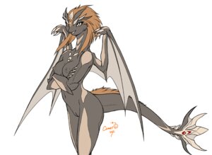 Rating: Explicit Score: 0 Tags: 2004 anthro biped black_body black_nipples black_scales breasts brown_hair claws crossed_arms dr_comet dragon e621 eyebrows eyelashes female genitals hair half-closed_eyes humanoid_hands long_hair long_neck looking_at_viewer membrane_(anatomy) membranous_wings multicolored_body multicolored_scales mythological_creature mythological_scalie mythology narrowed_eyes navel navel_line nipples non-mammal_breasts non-mammal_nipples nude open_mouth open_smile scales scalie signature simple_background slim smile solo standing tail tan_body tan_scales thick_tail vulva white_background wide_hips wings User: bunchy7s
