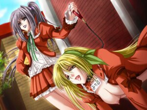 Rating: Explicit Score: 0 Tags: 2girls all_fours bdsm bitch_taken_for_walk black_cyc black_lipstick blazer blonde_hair bondage breasts breasts_out collar female femdom frilled_shirt game_cg hair_ornament hair_ribbon leash lipstick long_hair medium_breasts multiple_females multiple_girls nail_polish nipples no_bra open_clothes open_mouth outdoors outside painted_fingernails petplay ponytail purple_eyes purple_hair red_blazer red_skirt rule34 school_uniform shirt skirt slave standing ueda_metawo white_shirt yami_no_koe yellow_eyes yuri User: bunchy7s