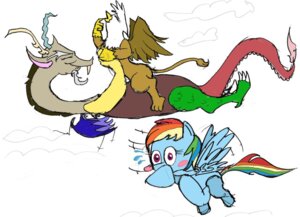 Rating: Questionable Score: 0 Tags: 2012 avian beak beard blue_body blue_feathers blue_fur blush chimera cloud cowgirl_position discord_(mlp) draconequus e621 equid equine esprites eyes_closed facial_hair fangs feathered_wings feathers female feral flying friendship_is_magic from_front_position fur gilda_(mlp) group gryphon hair hasbro interspecies male male/female mammal membrane_(anatomy) membranous_wings multicolored_hair multicolored_tail my_little_pony mythological_avian mythological_creature mythological_equine mythology on_bottom on_top pegasus purple_eyes rainbow_dash_(mlp) rainbow_hair rainbow_tail sex straddling tail teeth wings User: bunchy7s