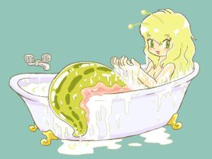 Rating: Questionable Score: 0 Tags: 4:3 animal_humanoid antennae_(anatomy) bath bathtub blonde_hair claw_foot_bathtub e621 female gastropod green_eyes hair humanoid mollusk monster open_mouth pukao solo water User: bunchy7s