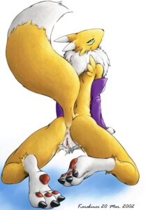 Rating: Explicit Score: 0 Tags: 2002 all_fours anthro anus arched_back armwear bandai_namco biped black_sclera blue_eyes bodily_fluids butt canid canine chest_tuft claws clothing cum detached_sleeves digimon digimon_(species) e621 elbow_gloves facial_markings female fur genital_fluids genitals gloves handwear head_markings karabiner kneeling looking_at_viewer looking_back mammal markings pawpads paws presenting presenting_hindquarters raised_tail rear_view renamon simple_background solo tail tuft vaginal_fluids vulva white_background white_body white_fur yellow_body yellow_fur User: bunchy7s