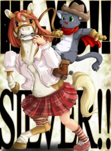 Rating: Safe Score: 0 Tags: 2005 anthro bottomwear bridle clothing cowboy domestic_cat duo e621 edmol equid equine felid feline felis female footwear gloves handwear hooves horse legwear male mammal reins shirt skirt socks spurs tail teeth topwear transformation User: bunchy7s