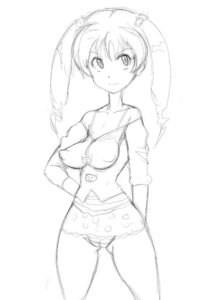 Rating: Explicit Score: 0 Tags: airu_suzaki breasts clothes digimon digimon_xros_wars female female_only greyscale hair human monochrome open_eyes rule34 simple_background sketch solo standing tied_hair twintails white_background User: bunchy7s