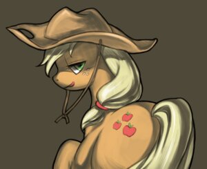 Rating: Safe Score: 0 Tags: apple applejack_(mlp) blonde_hair clothing cowboy_hat cutie_mark e621 earth_pony equid equine eruzadoru female feral food freckles friendship_is_magic fruit green_eyes hair hasbro hat headgear headwear hi_res horse looking_back mammal my_little_pony plant pony ponytail solo tail tongue tongue_out User: bunchy7s