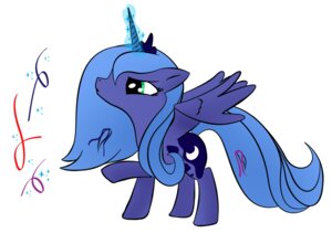 Rating: Safe Score: 0 Tags: 2011 blue_body blue_feathers cutie_mark e621 equid equine feathered_wings feathers female feral friendship_is_magic hasbro hi_res horn mammal my_little_pony mythological_creature mythological_equine mythology princess_luna_(mlp) quadruped ribbons simple_background solo tail white_background winged_unicorn wings zomgitsalaura User: bunchy7s
