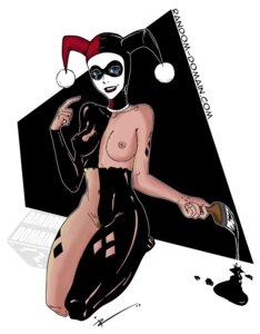 Rating: Explicit Score: 0 Tags: 00s 1girls 2000s 2009 artist_signature batman_(series) big_breasts blue_eyes bodypaint breasts color colored dc dc_comics female female_only harley_quinn harley_quinn_(classic) izra nipples nude on_knees paintbrush painted_body painted_clothes pubic_hair rule34 solo tagme User: bunchy7s