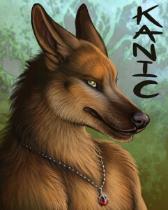 Rating: Safe Score: 0 Tags: abstract_background anthro black_nose brown_body brown_fur bust_portrait canid canine canis character_badge_(artwork) character_name detailed domestic_dog e621 fur german_shepherd green_eyes herding_dog jewelry kanic male mammal necklace pastoral_dog pendant portrait rukis simple_background smile solo text User: bunchy7s