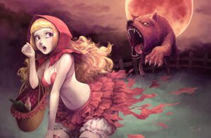Rating: Safe Score: 0 Tags: alcohol basket beverage big_bad_wolf bikini bikini_top blonde_hair bloomers bottomwear bra canid canine canis chasing clothed clothing container detailed_background detailed_navel duo e621 fairy_tales female fence food frilly frilly_bloomers frilly_bottomwear frilly_clothing full_moon hair hi_res hood human little_red_riding_hood little_red_riding_hood_(copyright) long_hair mammal midriff moon navel night outside picnic plaid rape_face red_eyes ribbons scared skimpy swimwear tight_clothing torn_clothing toshi_punk two-piece_swimsuit underwear white_bloomers wine wolf yellow_sclera User: bunchy7s