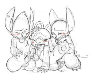 Rating: Explicit Score: 0 Tags: 4_fingers 4_toes alien angel_(lilo_and_stitch) antennae_(anatomy) black_and_white bodily_fluids boomboom chest_tuft claws clenched_teeth cum cum_on_face cumshot disney e621 ejaculation erection experiment_(lilo_and_stitch) experiment_627 eyebrows eyelashes eyes_closed feet fellatio female fingers from_behind_position genital_fluids genitals group group_sex head_grab head_tuft humanoid_genitalia humanoid_penis lilo_and_stitch male male/female monochrome notched_ear one_eye_closed open_mouth oral orgasm pawpads paws penile penis raised_inner_eyebrows sex sketch small_tail smile spot_color stitch_(lilo_and_stitch) tail teeth threesome toe_claws toes tongue tongue_out trio tuft vaginal vaginal_fluids vulva User: bunchy7s