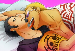 Rating: Explicit Score: 0 Tags: 2boys donquixote_doflamingo gay male male_only multiple_males one_piece rule34 straight_hair trafalgar_law undressing yaoi User: bunchy7s
