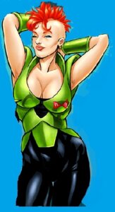 Rating: Questionable Score: 0 Tags: android_16 armor armpits blue_background breasts cleavage clothes color dragon_ball dragon_ball_z female female_only front_view hair hands_behind_head hips hoop_earrings large_breasts mohawk pale_skin pose red_hair round_ears rule34 rule_63 short_hair simple_background skin_tight solo User: bunchy7s Rating: Questionable Score: 0 Tags: android_16 armor armpits blue_background breasts cleavage clothes color dragon_ball dragon_ball_z female female_only front_view hair hands_behind_head hips hoop_earrings large_breasts mohawk pale_skin pose red_hair round_ears rule34 rule_63 short_hair simple_background skin_tight solo User: bunchy7s