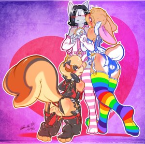 Rating: Explicit Score: 0 Tags: 0r0 0r0ch1 2012 3_toes anthro armwear backsack balls big_tail black_hair black_nose blonde_hair blue_eyes butt clothed clothing cock_warmer crossdressing cutie_mark digital_media_(artwork) e621 elbow_gloves erection feet femboy fingerless_gloves footwear garter_straps genitals gloves grey_body group hair handwear hasbro heart_symbol hindpaw humanoid_genitalia humanoid_penis kneeling lacing lagomorph legwear leporid lingerie looking_up makeup male male/male mammal my_little_pony orange_body pattern_clothing pattern_footwear pattern_legwear paws penis penis_clothing penis_corset rabbit red_eyes ribbons rodent sciurid short_hair skimpy smile stockings striped_clothing striped_footwear striped_legwear stripes tail taski_(character) teddy_(clothing) toes tree_squirrel zajice_(character) User: bunchy7s