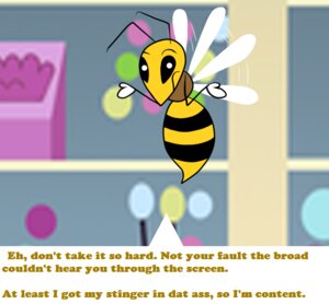 Rating: Safe Score: 0 Tags: 2014 ambiguous_gender anthro arthropod bee black_body black_eyes black_fur black_sclera blurred_background bsting e621 english_text fur gesture hymenopteran insect legless looking_at_viewer motion_lines pupils shrug solo speech_bubble sting text white_hands white_pupils yellow_body yellow_fur User: bunchy7s Rating: Safe Score: 0 Tags: 2014 ambiguous_gender anthro arthropod bee black_body black_eyes black_fur black_sclera blurred_background bsting e621 english_text fur gesture hymenopteran insect legless looking_at_viewer motion_lines pupils shrug solo speech_bubble sting text white_hands white_pupils yellow_body yellow_fur User: bunchy7s