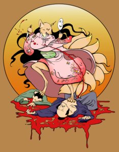 Rating: Questionable Score: 0 Tags: anthro asian_mythology blood bodily_fluids canid canid_demon canine corpse dagger death demon e621 east_asian_mythology female fox fox_spirit group holding_object holding_weapon human japan japanese_mythology killing mammal mask melee_weapon multi_tail mythology natalie_goodridge tail tamamo-no-mae_(mythology) weapon User: bunchy7s