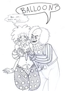 Rating: Explicit Score: 0 Tags: 1girls 2d breast_grab breasts clown clown_girl dialogue dontfapgirl english_text female it it_(stephen_king) male male_focus pennywise rule34 stephen_king tagme traditional_media_(artwork) User: bunchy7s