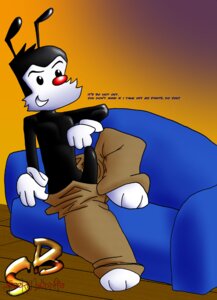 Rating: Explicit Score: 0 Tags: animaniacs anthro black_fur clothes color feral fur furry male male_only penis red_nose rule34 sitting solo spooky_burrito tagme topless white_fur yakko_warner User: bunchy7s