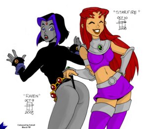 Rating: Explicit Score: 0 Tags: 2008 callmepo color colorized dc dc_comics female female_only rachel_roth raven_(dc) rule34 starfire teen_titans wedgie User: bunchy7s
