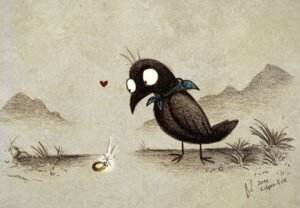 Rating: Safe Score: 0 Tags: 2010 3_toes ambiguous_gender avian beak big_eyes biped bird black_body black_eyes black_feathers black_wings blinky blue_clothing blue_kerchief blue_neckerchief clothed clothed_feral clothing colored_pencil_(artwork) corvid corvus_(genus) crow culpeofox dot_eyes e621 feathered_wings feathers feet feral glistening gold_ring grass heart_symbol kerchief looking_at_object mostly_nude mountain neckerchief neckwear oscine outside passerine plant ring signature simple_eyes sky solo standing toes traditional_media_(artwork) wide_eyed wings year User: bunchy7s