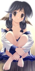 Rating: Questionable Score: 0 Tags: 1:2 animal_humanoid aruru barefoot black_hair breasts canid canid_humanoid canine canine_humanoid canis clothed clothing dog_humanoid domestic_dog e621 feet female hair hi_res hindpaw humanoid mammal mammal_humanoid nipples paws small_breasts solo topless unknown_artist utawarerumono User: bunchy7s