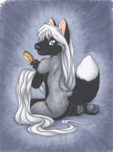 Rating: Questionable Score: 0 Tags: 2011 4_toes anthro biped black_body black_fur blue_eyes brush butt canid canine dipstick_tail e621 feet female fluffy fluffy_tail fox full-length_portrait fur grey_background grey_body grey_fur grey_hair grey_pawpads hair holding_brush holding_object long_hair looking_at_viewer looking_back looking_back_at_viewer low_res mammal markings michele_light multicolored_tail nude pawpads pink_inner_ear portrait raised_tail rear_view red_fox signature silver_fox simple_background sitting smile solo tail tail_markings toes traditional_media_(artwork) true_fox white_body white_fur white_hair User: bunchy7s