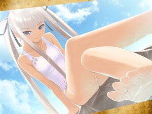 Rating: Explicit Score: 0 Tags: 1girls animated barefoot breasts clouds feet female female_only flat_chest from_below houmei long_hair nipples nude one-piece_swimsuit purple_eyes ribbons rule34 shining_(series) shining_wind sky solo swimsuit taka_tony tied_hair twintails white_hair User: bunchy7s
