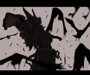 Rating: Safe Score: 0 Tags: 6:5 abstract_art anthro armor avian belt bird breasts canid canine clothed clothing cowardly_goat e621 feathers female flying group hair headgear helmet letterbox long_hair mammal melee_weapon nikoru noir silhouette simple_background solo_focus sword topless weapon User: bunchy7s
