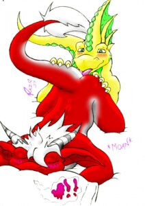 Rating: Explicit Score: 0 Tags: 2007 anal anal_penetration anthro ass_up blush bone_frill butt butt_grab claws dialogue dragon duo e621 english_text eyes_closed frill_(anatomy) green_eyes green_markings hair hand_on_another's_butt hand_on_butt head_crest head_frill heart_symbol hi_res horn licking male male/male male_penetrated male_penetrating male_penetrating_male markings membrane_(anatomy) membranous_frill mythological_creature mythological_scalie mythology oral penetration pictographics pillow razr razr_(character) red_body red_skin rimming scalie sex sound_effects tail tail_grab text tongue tongue_out white_claws white_hair yellow_body yellow_skin User: bunchy7s
