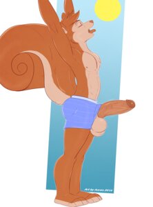 Rating: Explicit Score: 0 Tags: 2014 aaron_(artist) anthro balls barefoot big_balls big_penis biped boxer_briefs brown_body brown_fur butt clothed clothing clothing_aside digital_media_(artwork) e621 erection eyes_closed feet fur genitals hi_res humanoid_genitalia humanoid_penis male mammal morning_wood muscular muscular_anthro muscular_male nipples open_mouth pecs penis penis_poking_out raised_arm rodent sciurid solo standing tan_body tan_fur teeth thick_penis tongue tongue_out topless tree_squirrel underwear underwear_aside vein veiny_penis woody_(aaron) yawn User: bunchy7s