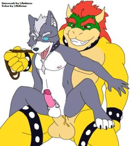 Rating: Explicit Score: 0 Tags: anal anthro artimas balls bowser canine claws collar erect_penis erection fur furry games koopa leash male male/male male_only mario_(series) nintendo nipples penetration penis rule34 sex slnotar spreading star_fox tongue veiny_penis video_games wolf wolf_o'donnell yaoi User: bunchy7s
