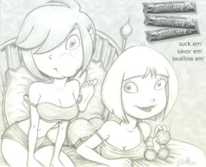 Rating: Questionable Score: 0 Tags: 2007 2d bed breast_press breasts cartoon_network cleavage eating ed_edd_n_eddy english feet female fluffy_(artist) hair_over_one_eye human jawbreakers kanker_sisters lips marie_kanker monochrome navel nazz_van_bartonschmeer no_penetration no_sex pillows rule34 short_hair shorts smile straight_hair tank_top User: bunchy7s