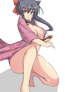 Rating: Explicit Score: 0 Tags: animal_ears bell black_hair blue_hair bottomless bow breasts cat_ears collar erect_nipples female floral_print hairbow himari_noihara_(omamori_himari) japanese_clothes jingle_bell katana large_breasts legs long_hair looking_at_viewer minato_satoi naughty_face nipples no_bra omamori_himari open_clothes payot ponytail purple_eyes rule34 simple_background solo sword thighs tied_hair weapon white_background User: bunchy7s