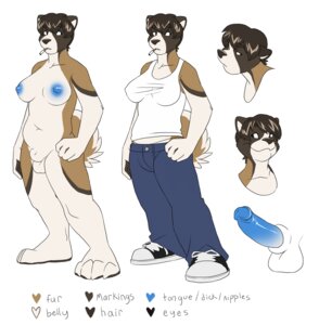 Rating: Explicit Score: 0 Tags: animal_genitalia anthro balls biped blue_nipples blue_penis bottomwear breasts brown_body brown_fur brown_hair brown_nose canid canine canis cigarette clothed clothing converse denim denim_bottomwear denim_clothing digital_media_(artwork) domestic_dog e621 english_text erection fully_sheathed fur genitals gynomorph hair humanoid_genitalia humanoid_penis intersex jailbird jeans mammal model_sheet nipples nude off/on overweight overweight_anthro overweight_gynomorph overweight_intersex pants penis plantigrade ridley_(jailbird) sheath shirt short_hair simple_background slightly_chubby smile smoking solo tail tank_top text topwear white_background white_body white_fur User: bunchy7s