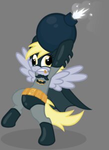 Rating: Safe Score: 0 Tags: 2012 alpha_channel bat_symbol batman batman_(series) blonde_hair bomb broccolimeansfun cape clothing crossover dc_comics derpy_hooves_(mlp) e621 equid equine explosives feathered_wings feathers female friendship_is_magic grey_body grey_feathers hair hasbro mammal my_little_pony mythological_creature mythological_equine mythology pegasus simple_background solo tongue transparent_background wings yellow_eyes User: bunchy7s