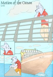Rating: Safe Score: 0 Tags: 5_fingers anthro black_nose canid canine canis claws clothed clothing cloud comic dialogue e621 ears_down english_text fingers fluke fur green_eyes hi_res male mammal motion_of_the_ocean outside pivoted_ears sea ship sky smile solo text vehicle water watercraft white_body white_fur wolf User: bunchy7s