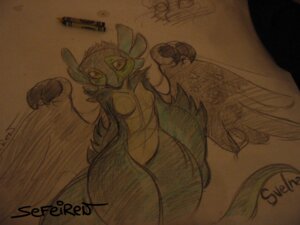 Rating: Safe Score: 0 Tags: 4:3 anthro blush breasts claws conditional_dnp crayon crayon_(artwork) dragon e621 feathered_dragon feathered_scalie feathered_wings feathers female fenra grandfathered_content illusory_fenra looking_at_viewer macaroni_grill mythological_creature mythological_scalie mythology non-mammal_breasts nude real scalie sefeiren sketch smiley_face solo svelna_(sefeiren) tablecloth tail thick_thighs traditional_media_(artwork) wing_claws winged_arms wings User: bunchy7s