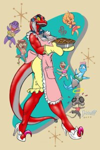 Rating: Questionable Score: 0 Tags: 1960s_theme 2005 2_horns ^_^ abstract_background accessory animated_skeleton anthro apatosaurus apron big_mouth_(anatomy) blue_body blue_bottomwear blue_clothing blue_shorts blue_skin blue_tail blue_topwear bone bottomwear bow_(feature) bow_accessory breasts brenda_sawruss brown_body brown_fur brown_skin brown_tail ceratopsian ceratopsid chasmosaurine cherri_topps chibi claws cleavage clothed clothing clothing_bow collar countershade_face countershade_tail countershade_torso countershading deinonychus denim denim_bottomwear denim_clothing denim_shorts dessert digital_media_(artwork) dilophosaurid dilophosaurus dinosaur diplodocid diplodocoid dress dromaeosaurid e621 ear_piercing eyes_closed fangs featureless_arms featureless_legs felid female food footwear footwear_bow fossil_the_undead_anthrosaur fossilizedart frilly frilly_apron frilly_clothing frilly_dress fur furgonomics googie_aesthetic grey_body grey_countershading grey_skin grey_tail group halo handwear happy high_heels holding_food holding_object holding_pie horn humor jewelry jurassic_beauties kitti_belle light_clothing light_footwear light_high_heels light_shoes looking_at_viewer mammal marginocephalian midair monotone_clothing monotone_dress monotone_footwear monotone_handwear monotone_high_heels monotone_shoes monotone_tail multicolored_apron multicolored_body multicolored_clothing multicolored_fur multicolored_skin multicolored_tail necklace open_mouth orange_body orange_horn orange_skin orange_tail ornithischian oven_mitts pastry pie piercing pink_apron pink_bottomwear pink_claws pink_clothing pink_handwear pink_oven_mitts pink_shorts pink_topwear populuxe prehistoric_species purple_body purple_skin red_body red_clothing red_skin red_tail red_tongue red_topwear reptile saber-toothed_tiger sabertooth_(anatomy) saurischian sauropod sauropodomorph scalie sharp_teeth shoe_bow shoes shorts simple_background skeleton smile solo_focus source_request spread_arms spreading stegosaurian stegosaurus surprised tail tan_body tan_countershading tan_fur tapering_tail teeth theropod thorne_(jurassic_beauties) thyreophoran tongue tongue_piercing topwear triceratops two_tone_apron two_tone_body two_tone_clothing two_tone_fur two_tone_skin two_tone_tail tyra_reckks tyrannosaurid tyrannosauroid tyrannosaurus tyrannosaurus_rex undead val_raptyress velociraptor walking white_apron white_bow white_clothing white_footwear white_high_heels white_shoes yellow_bottomwear yellow_clothing yellow_dress yellow_handwear yellow_oven_mitts yellow_sclera yellow_topwear User: bunchy7s