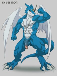 Rating: Explicit Score: 0 Tags: abs anthro balls bandai_namco biceps big_muscles biped blue_body blue_skin circumcised circumcision_scar claws countershading digimon digimon_(species) dragon e621 exveemon facial_markings fangs front_view genital_scar genitals glans half-erect head_markings horn humanoid_genitalia humanoid_penis kfutaba looking_at_viewer male markings muscular muscular_anthro muscular_male mythological_creature mythological_scalie mythology non-mammal_balls nude pecs penis presenting red_eyes scalie scar solo standing tail teeth wings xbuimonsama User: bunchy7s
