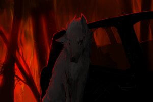 Rating: Questionable Score: 0 Tags: 2012 3:2 ambiguous_gender anthro aviator black_nose blood bodily_fluids broken_glass canid canine canis car car_crash crash dark_nose dark_theme domestic_dog e621 feral fire forest_fire fur glass mammal natural_disaster signature snout solo vehicle vehicle_crash year User: bunchy7s