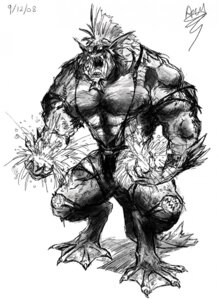 Rating: Questionable Score: 0 Tags: anthro aokamidu aquatic biped black_and_white claws clothed clothing digital_drawing_(artwork) digital_media_(artwork) e621 fangs feet frill_(anatomy) head_crest head_frill hi_res male membrane_(anatomy) membranous_frill monochrome muscular muscular_anthro muscular_male open_mouth scalie sketch skimpy solo standing tail teeth toes webbed_feet User: bunchy7s