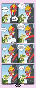 Rating: Safe Score: 0 Tags: 2010 ambiguous_gender comic digital_media_(artwork) donotdelete duo e621 english_text feral generation_3_pokemon generation_5_pokemon green_eyes hi_res humor nintendo pokemon pokemon_(species) red_eyes reptile scalie seviper snivy text User: bunchy7s